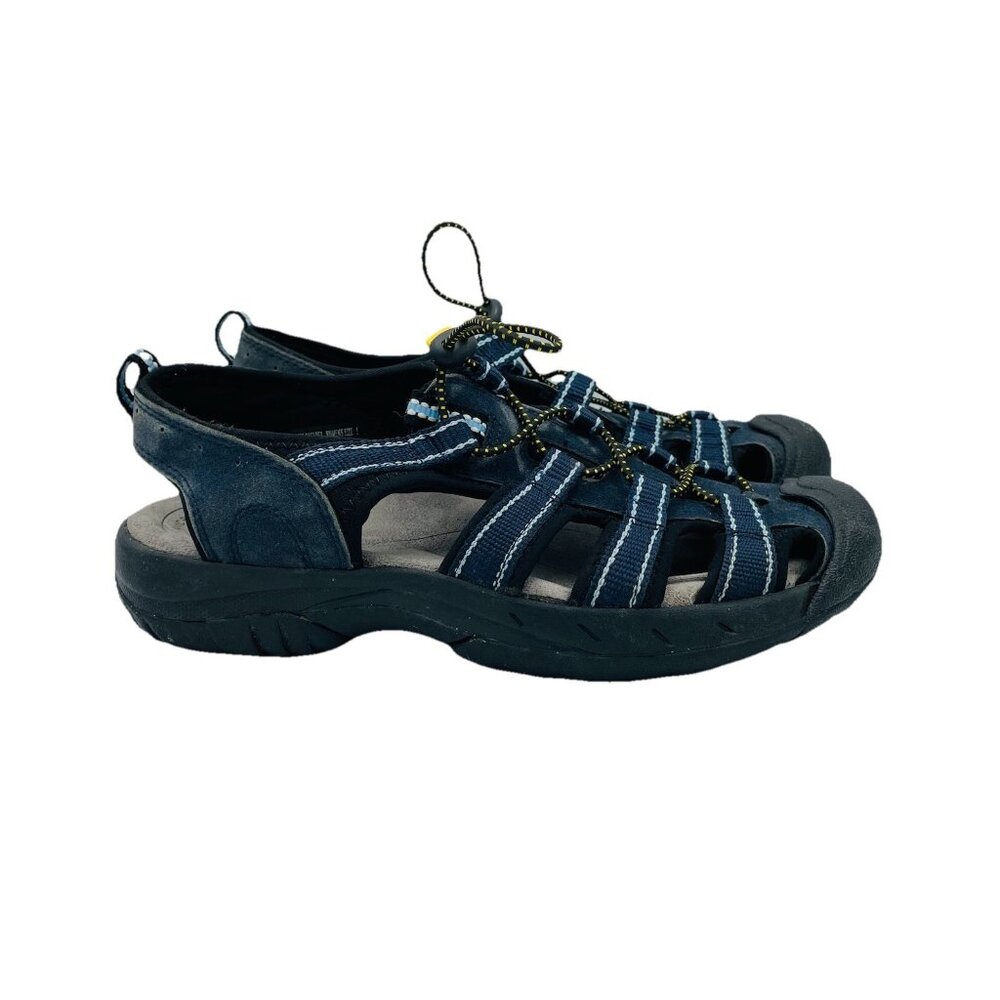 Alpine Design Womens Size 8 Blue Boulder II Sandal Bungee Comfort Outdoor Shoes